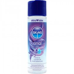 SKINS ANAL LUBRICANTE HaBRIDO BASE DE AGUA SILICONA 130 ML