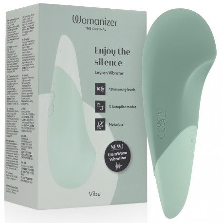 WOMANIZER VIBE VIBRADOR LAY ON SILENCIOSO VERDE CLARO