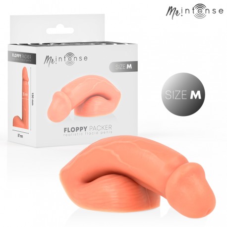 MR INTENSE FLOPPY PACKER PENE REALaSTICO CON TESTaCULOS FLaCIDO TALLA M