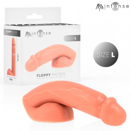 MR INTENSE FLOPPY PACKER PENE REALaSTICO CON TESTaCULOS FLaCIDO TALLA L