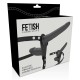 FETISH SUBMISSIVE HARNESS DOBLE PENETRACIaN VIBRADOR NEGRO