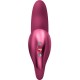 FUN FACTORY ALLEGRO DOBLE VIBRADOR INSERTABLE AIR PULSE BURDEOS