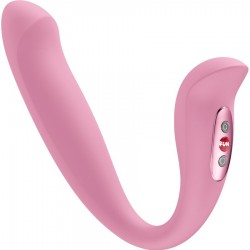 FUN FACTORY VELOCE DOBLE VIBRADOR INSERTABLE AIR PULSE ROSA