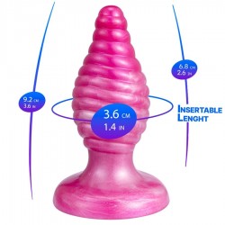 SILEXD CHERRY PLUG ANAL FANTASY SILICONA LIQUIDA TERMOREACTIVO ROSA 92 CM
