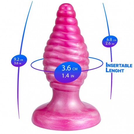 SILEXD CHERRY PLUG ANAL FANTASY SILICONA LIQUIDA TERMOREACTIVO ROSA 92 CM