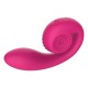 SNAIL VIBE GIZI LITE VIBRADOR DUAL PUNTO G Y CLaTORIS ROSA