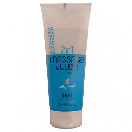 HOT MASSAGE GLIDE GEL 2 EN 1 TACTO SEDOSO 200 ML