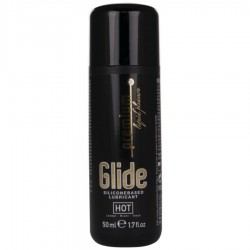 HOT PREMIUM SILICONE GLIDE LUBRICANTE BASE SILICONA 50 ML