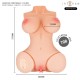 INTENSE DEEP TOUCH VERO TORSO ANO Y VAGINA CON EFECTO SUCCIaN CALOR VIBRACIaN Y VOZ CON CONTROL REMOTO 55 KG