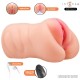 INTENSE DEEP TOUCH KRISTA MASTURBADOR ANO Y VAGINA CON EFECTO SUCCION VIBRACION Y VOZ CON CONTROL REMOTO 12KG