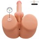 INTENSE DEEP TOUCH RICHIE TORSO CON ANO Y DILDO REALaSTICO CON EMPUJE Y VIBRACIaN CONTROL REMOTO 47 KG