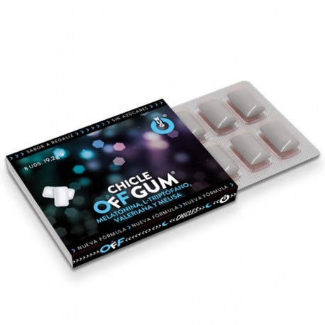WUG Off Gum a 1 X 8 UDS El chicle funcional que te ayuda a relajarte y dormir mejor