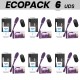 ECOPACK 6 UDS TREASURE MERLIN DOUBLE COUPLE VIBRATOR CONTROL REMOTO