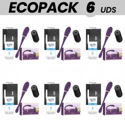 ECOPACK 6 UDS TREASURE MERLIN DOUBLE COUPLE VIBRATOR CONTROL REMOTO