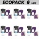 ECOPACK 6 UDS TREASURE ROBIN VIBRATING RING COMPATIBLE CON WATCHME WIRELESS TECHNOLOGY