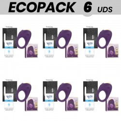 ECOPACK 6 UDS TREASURE ROBIN VIBRATING RING COMPATIBLE CON WATCHME WIRELESS TECHNOLOGY