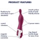 SATISFYER AMAZING 1 VIBRADOR PUNTO A BERRY