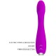 PRETTY LOVE HECTOR VIBRADOR ELECTROSHOCK RECARGABLE IMPERMEABLE MORADO