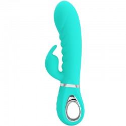 PRETTY LOVE PRESCOTT VIBRADOR PUNTO G MULTIFUNCIaN VERDE AGUA