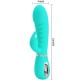 PRETTY LOVE PRESCOTT VIBRADOR PUNTO G MULTIFUNCIaN VERDE AGUA