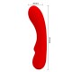 PRETTY LOVE PRESCOTT VIBRADOR RECARGABLE ROJO