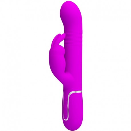 PRETTY LOVE VIBRADOR COALE RABBIT PERLAS VIOLETA