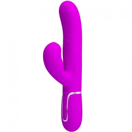 PRETTY LOVE PERLITA VIBRADOR PUNTO G 3 EN 1 MULTIFUNCIaN VIOETA