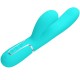 PRETTY LOVE PERLITA VIBRADOR PUNTO G 3 EN 1 MULTIFUNCIaN VERDE AGUA