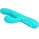 PRETTY LOVE PERLITA VIBRADOR PUNTO G 3 EN 1 MULTIFUNCIaN VERDE AGUA