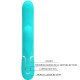 PRETTY LOVE PERLITA VIBRADOR PUNTO G 3 EN 1 MULTIFUNCIaN VERDE AGUA