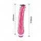 BAILE VIBRADOR ROJO REALISTICO 23 CM