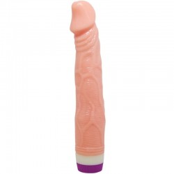BAILE VIBRADOR REALaSTICO NATURAL 22 CM