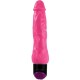 BAILE COLORFUL SEX VIBRADOR REALISTICO ROSA 24 CM