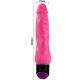 BAILE COLORFUL SEX VIBRADOR REALISTICO ROSA 24 CM