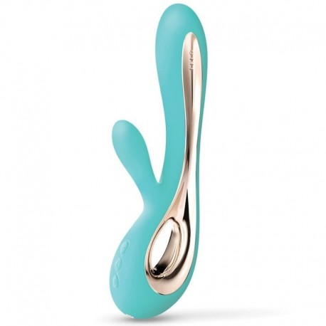 LELO SORAYA 2 VIBRADOR RABBIT VERDE AGUA