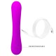 PRETTY LOVE SINCERE VIBRADOR Y SUCCIONADOR DE CLITORIS SILICONA MORADO
