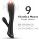 ARMONY VIBRADOR RABBIT SILICONA NEGRO